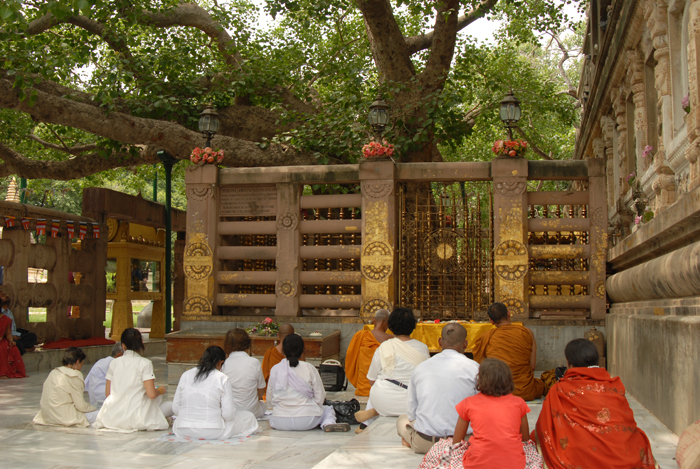 ブッダガヤの大菩提寺（インド）