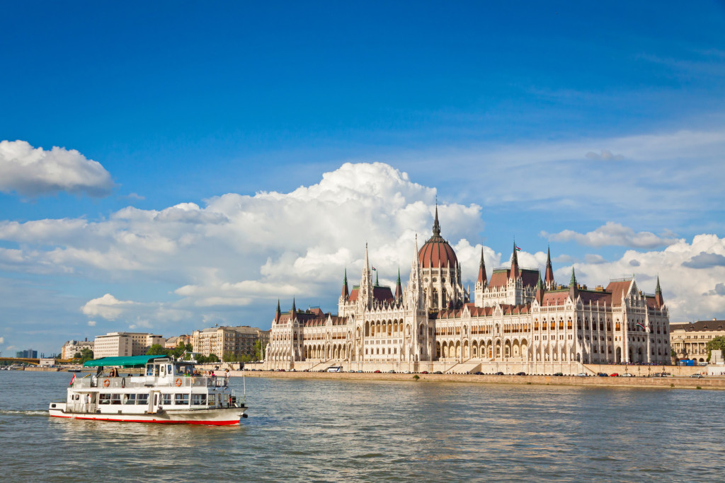 Building of the Hungarian National Parliament in Budapest