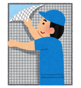 窓掃除イラスト