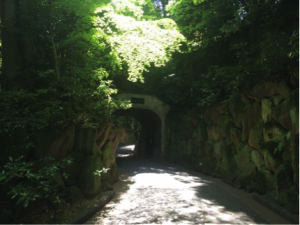 大山崎美術館の入り口